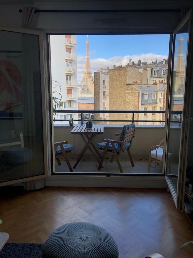 Superb Apartment With Balcony & Eiffel Tower View פריז מראה חיצוני תמונה