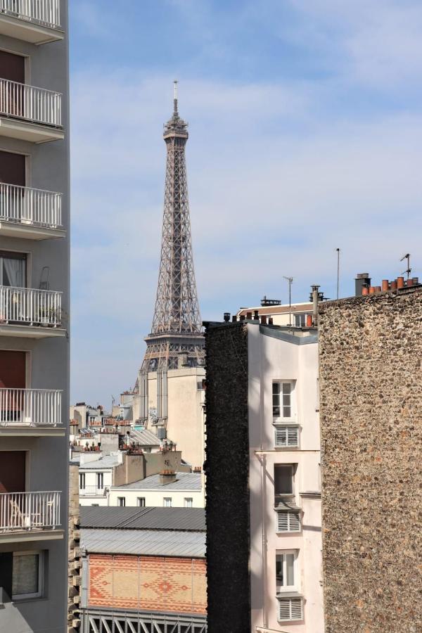 Superb Apartment With Balcony & Eiffel Tower View פריז מראה חיצוני תמונה