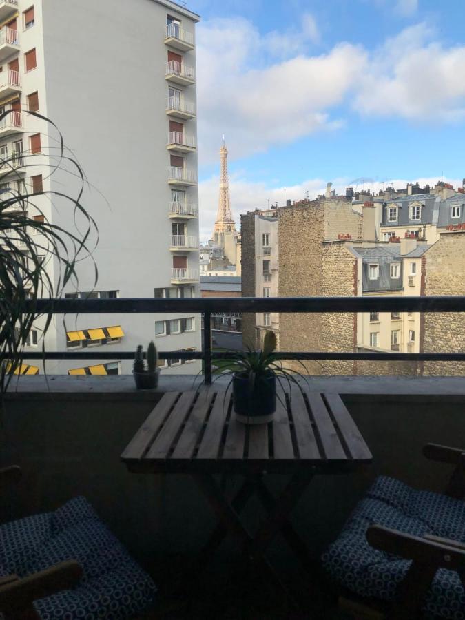 Superb Apartment With Balcony & Eiffel Tower View פריז מראה חיצוני תמונה